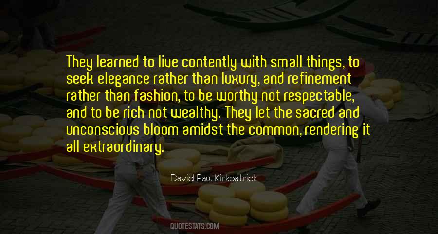 To Be Wealthy Quotes #656971