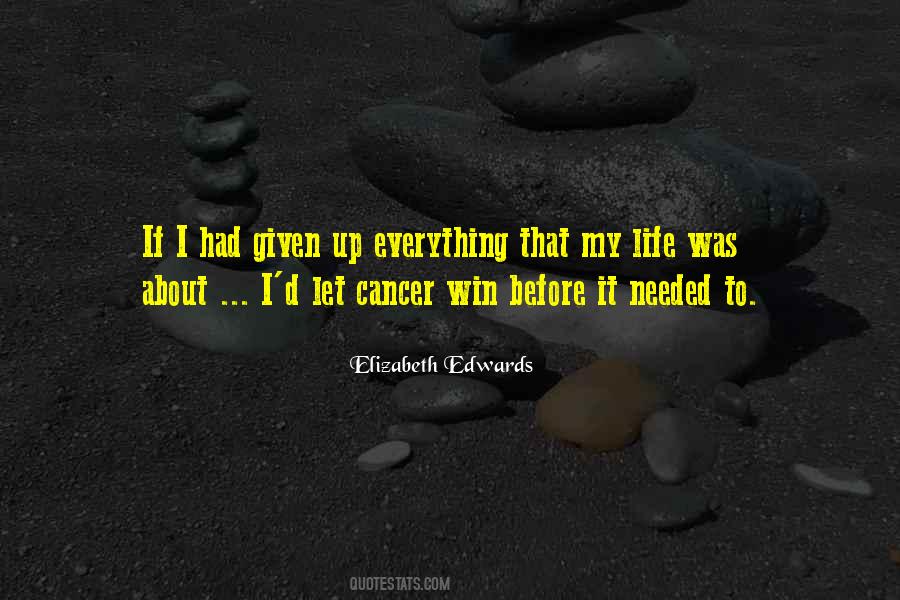 Quotes About Given Up #1251525