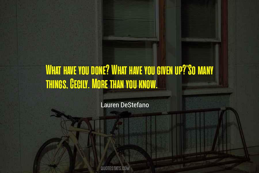 Quotes About Given Up #1365841