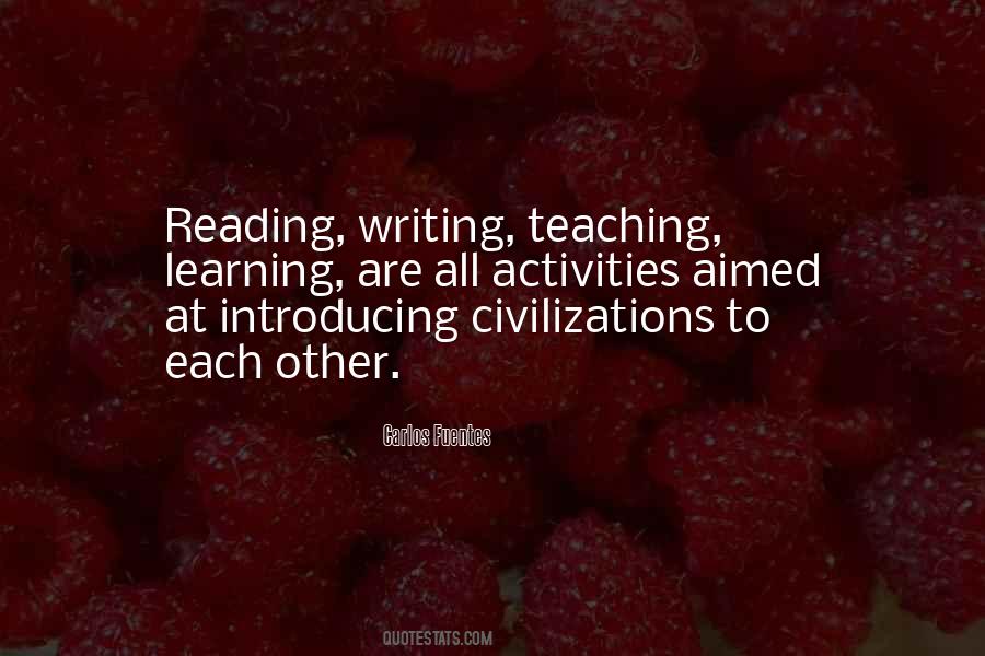 Reading Writing Quotes #1392030
