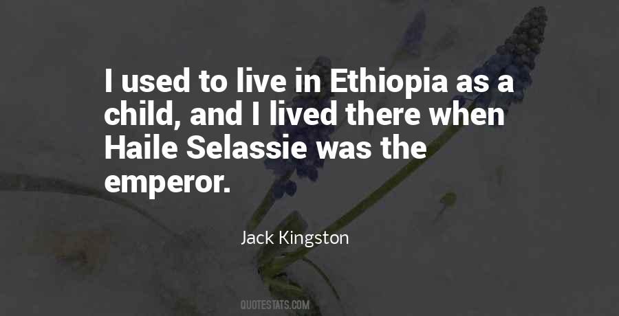 Quotes About Emperor Haile Selassie #778449