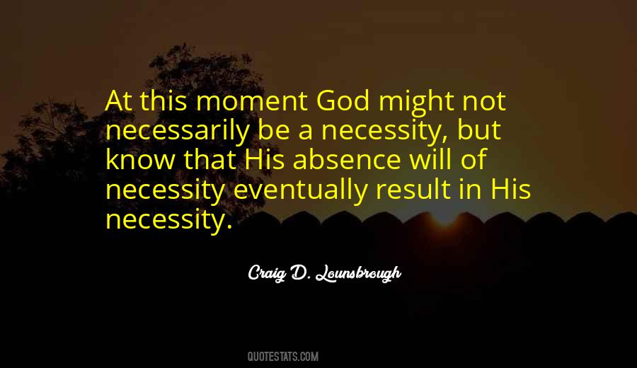 God S Absence Quotes #1180356