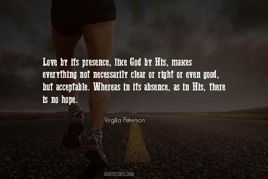 God S Absence Quotes #273573