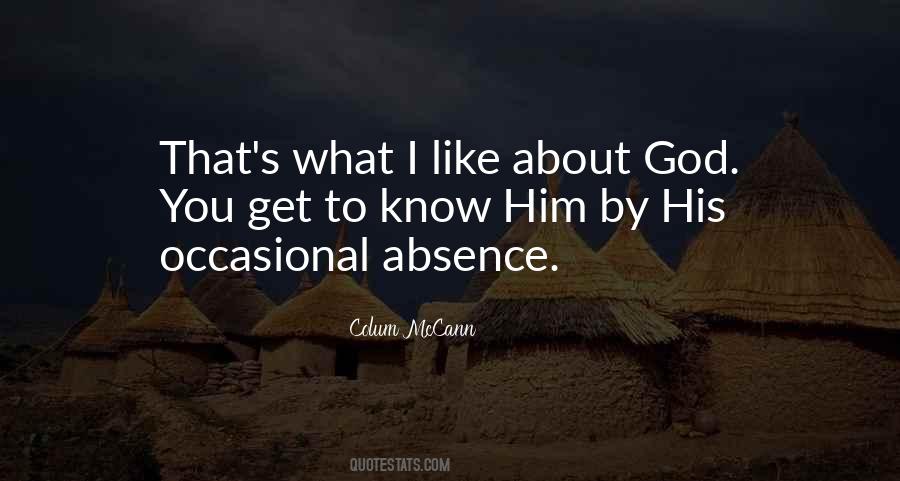 God S Absence Quotes #802561