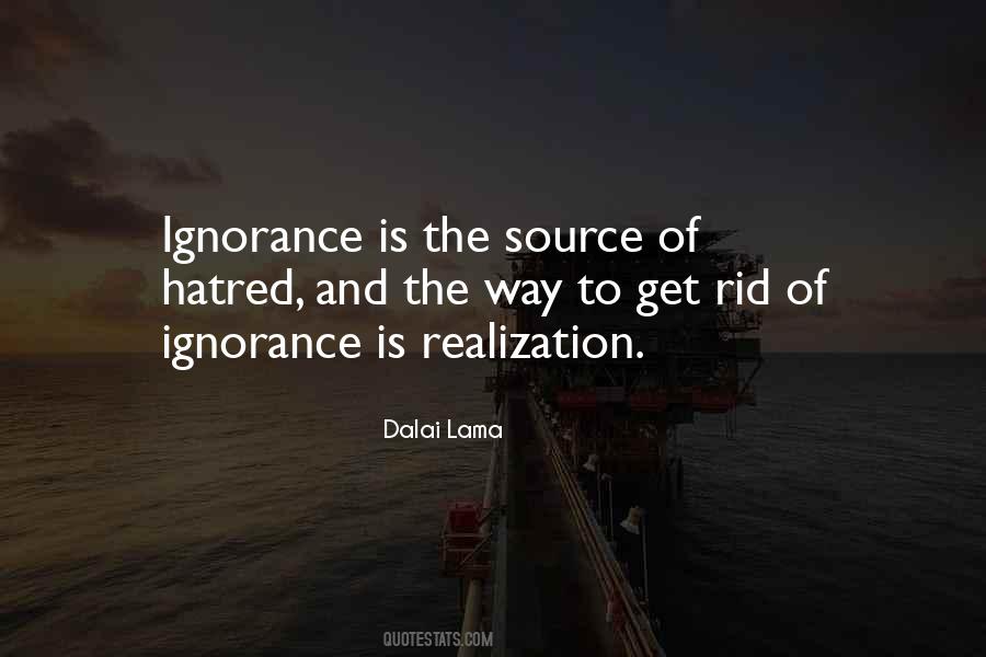 Quotes About Hatred And Ignorance #957406