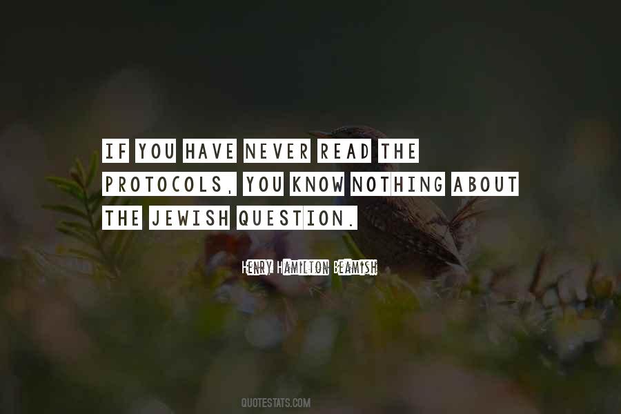 Jewish Question Quotes #301909
