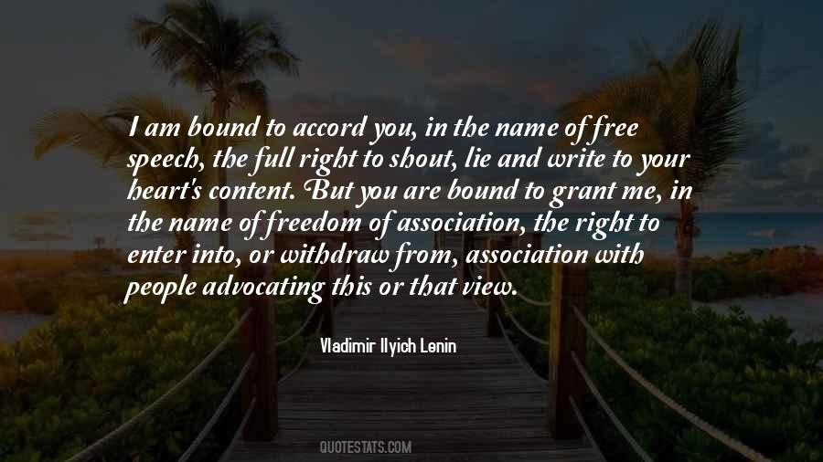 Quotes About Right To Free Speech #1610549