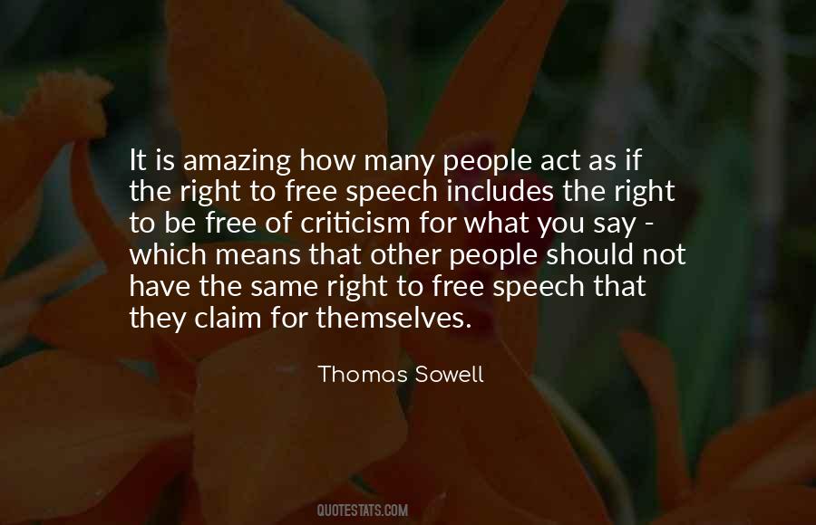 Quotes About Right To Free Speech #1612777