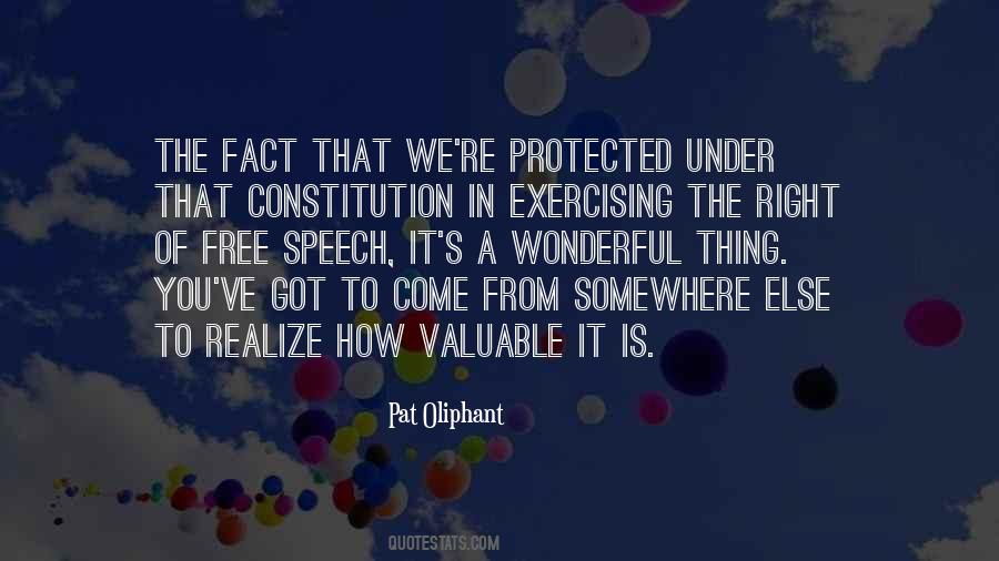 Quotes About Right To Free Speech #20159