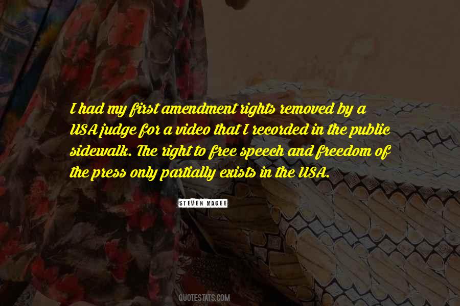 Quotes About Right To Free Speech #714246