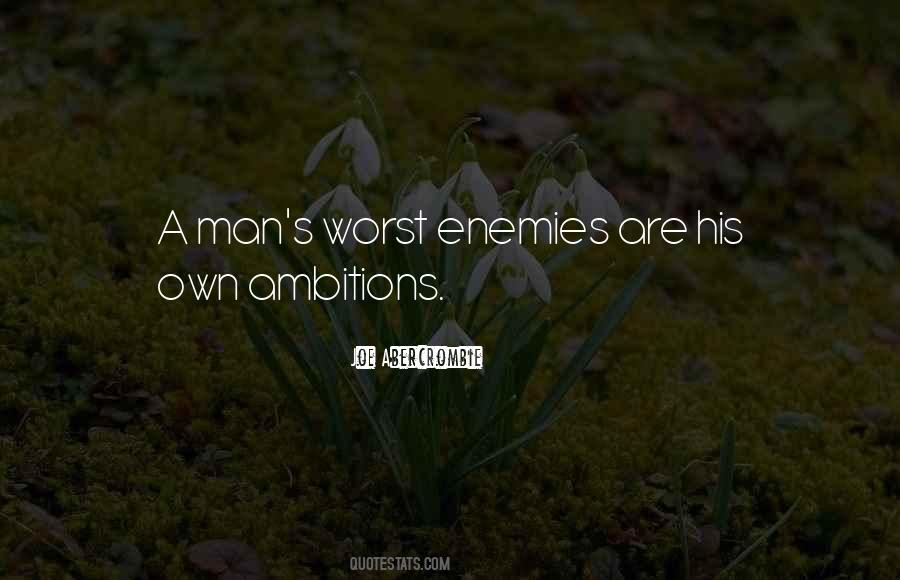 Worst Enemies Quotes #1331813