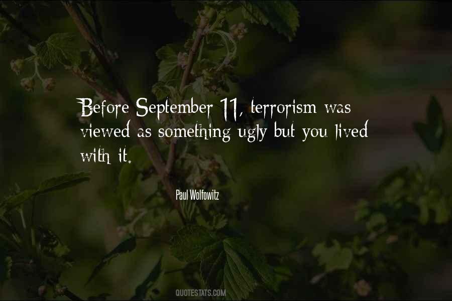 Quotes About September 11 #1086821