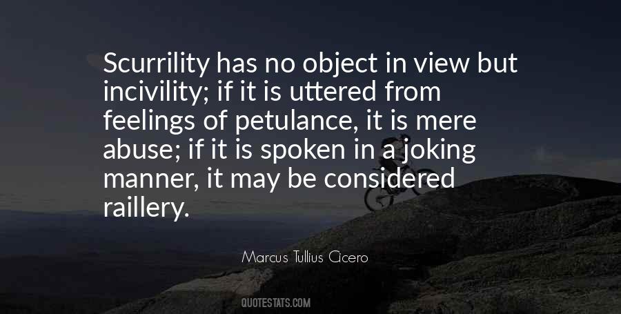 Quotes About Incivility #1188826