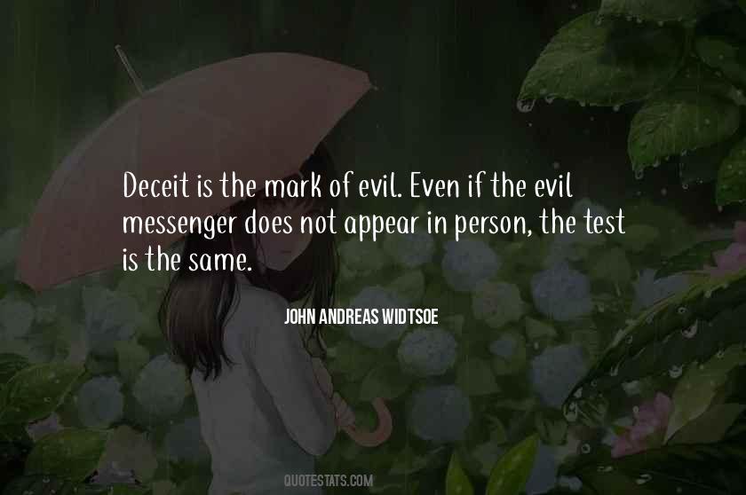 Quotes About Evil #1832889