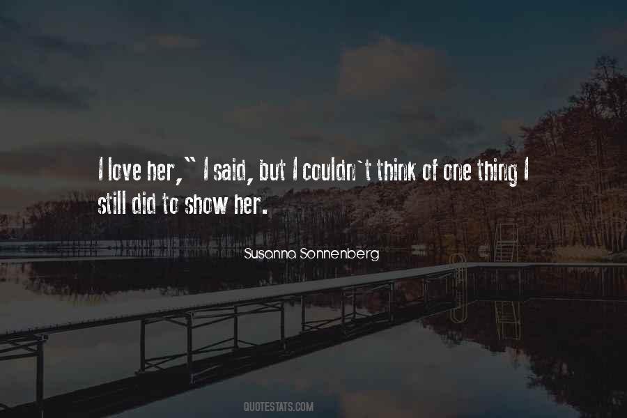 Quotes About I Love Her #1150000