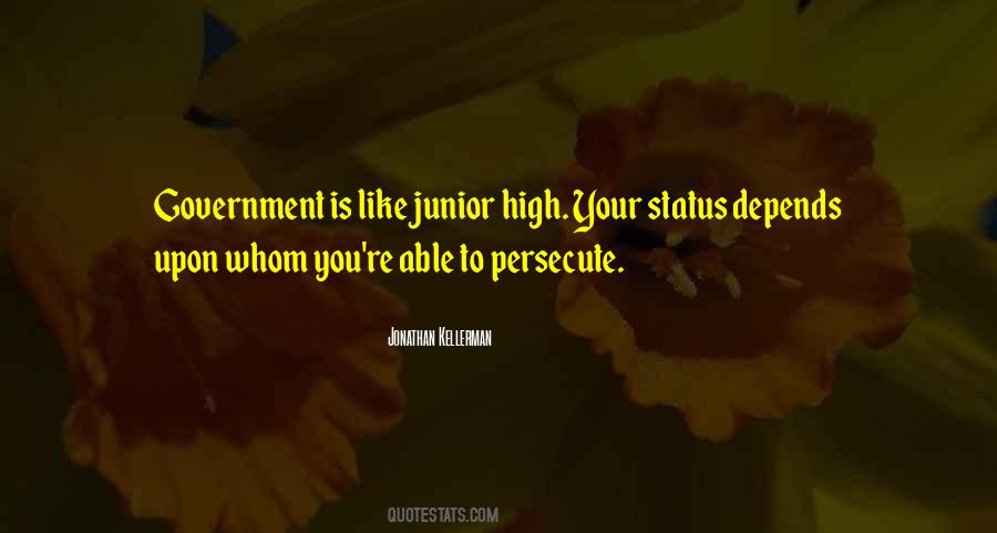 Quotes About High Status #936906