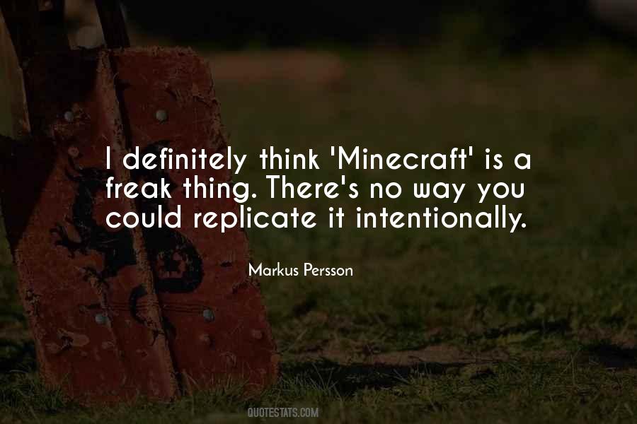 Quotes About Minecraft #56041