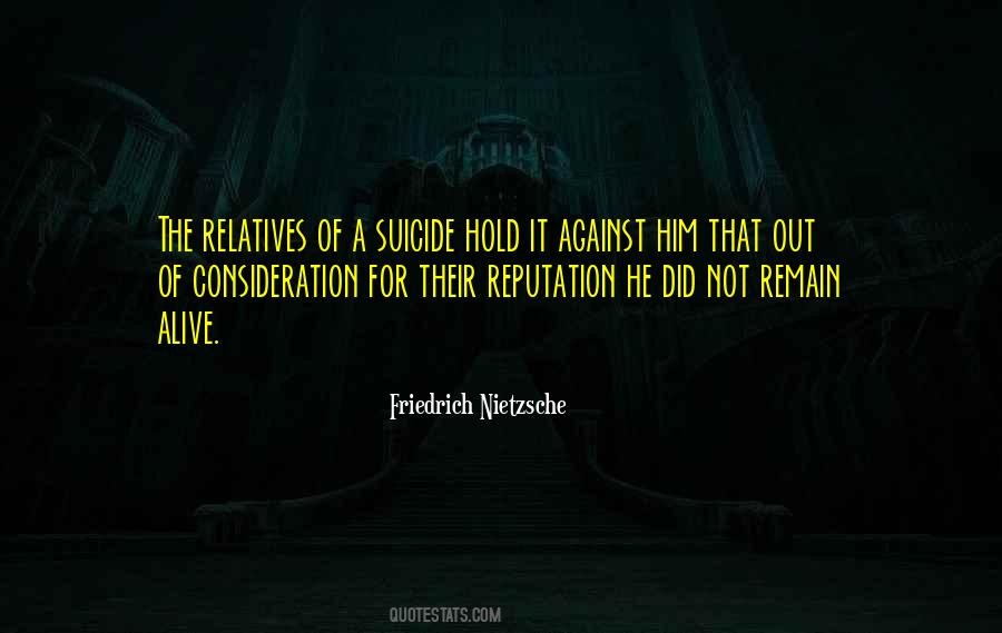 Against Suicide Quotes #605357