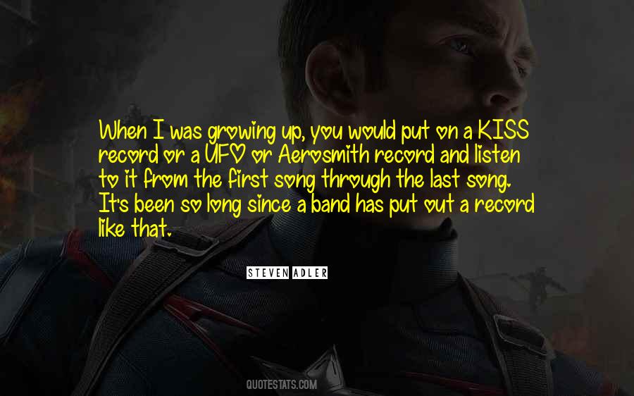 Quotes About Last First Kiss #1776897