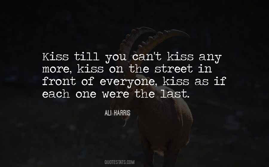 Quotes About Last First Kiss #870790