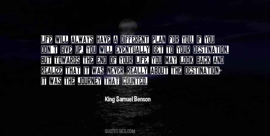 Journey Of Your Life Quotes #340149