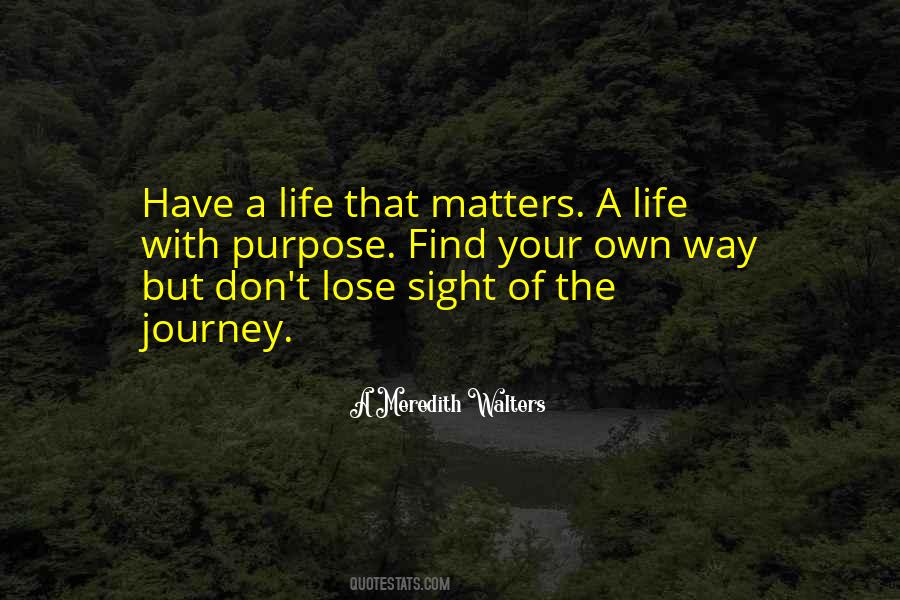 Journey Of Your Life Quotes #569072