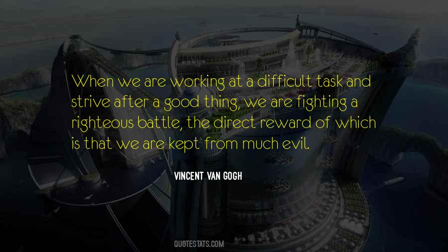 Quotes About Good Fighting Evil #671216