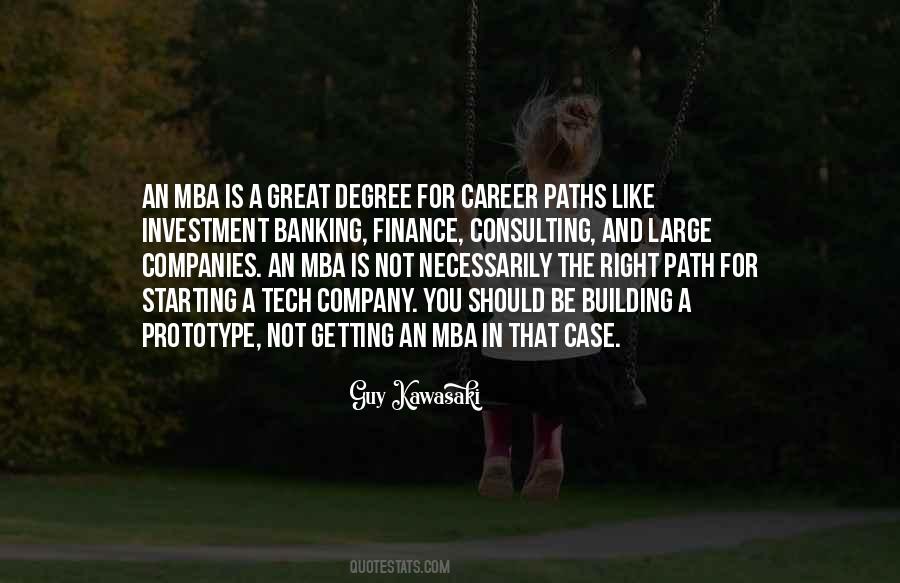 Quotes About Mba Degree #488324