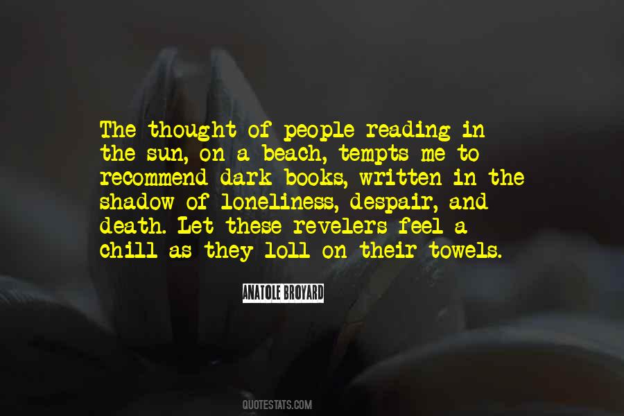 Reading Despair Quotes #1187490