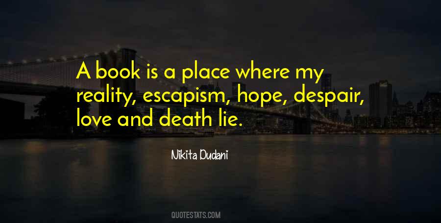 Reading Despair Quotes #960886