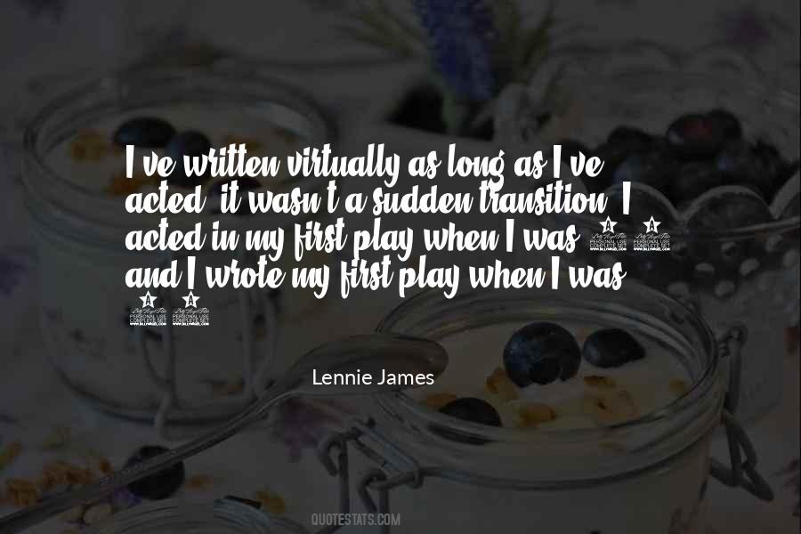 Quotes About Lennie #506029