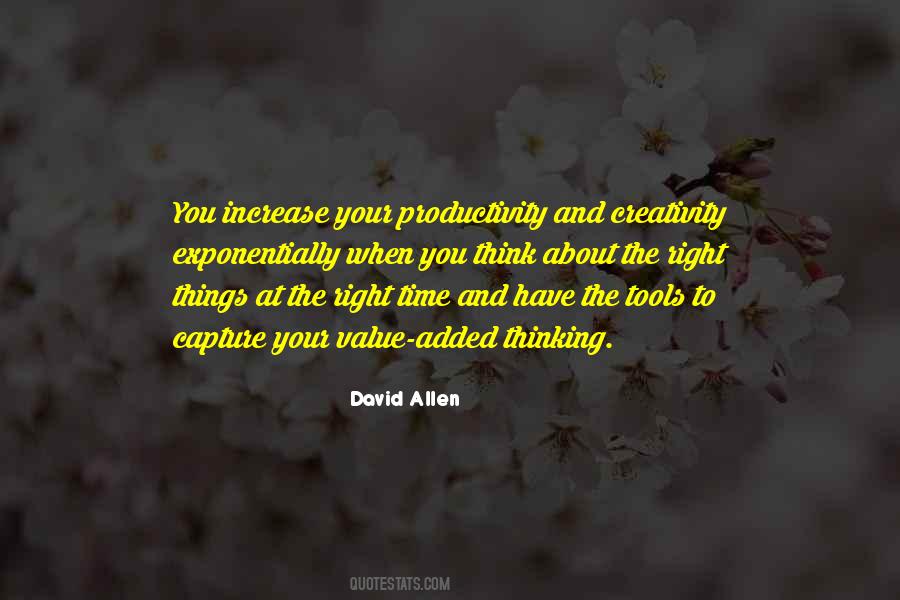 Quotes About Added Value #1378631