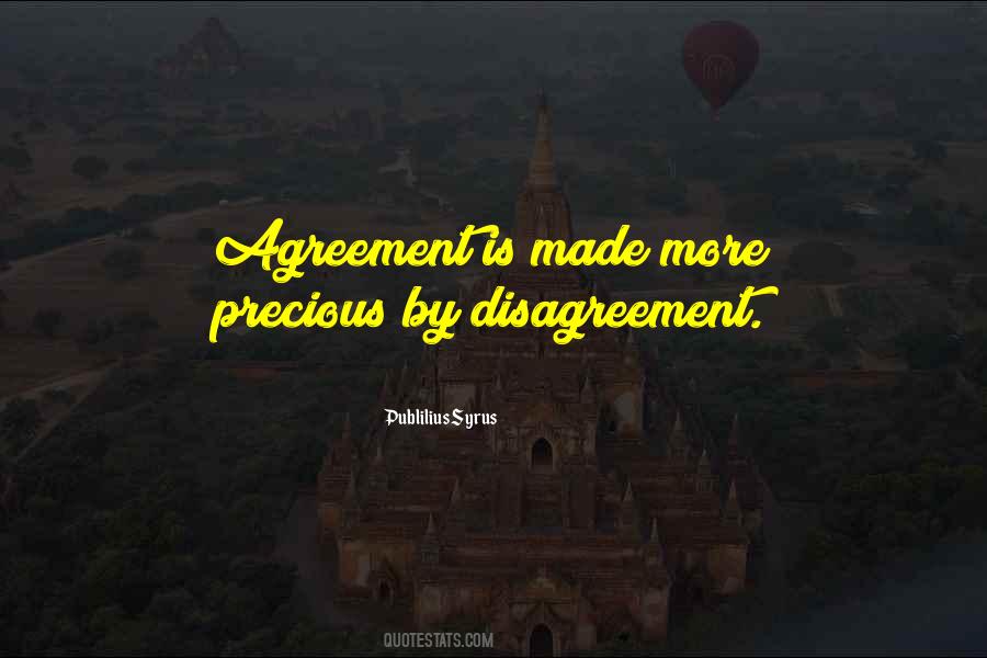 Quotes About Agreement Disagreement #1675755