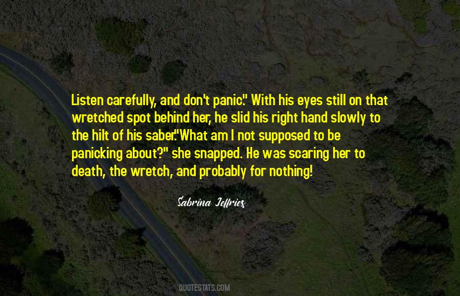 Quotes About Panicking #1454186