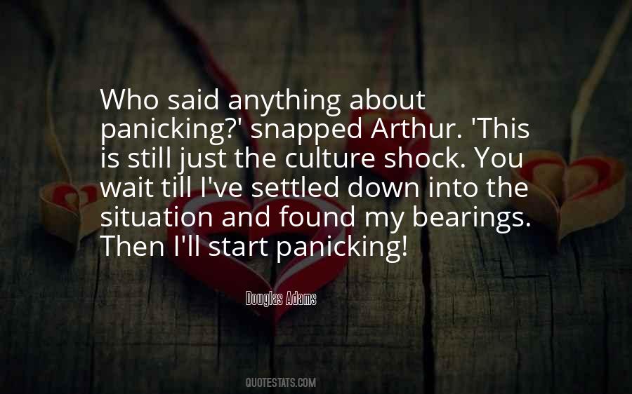 Quotes About Panicking #776247