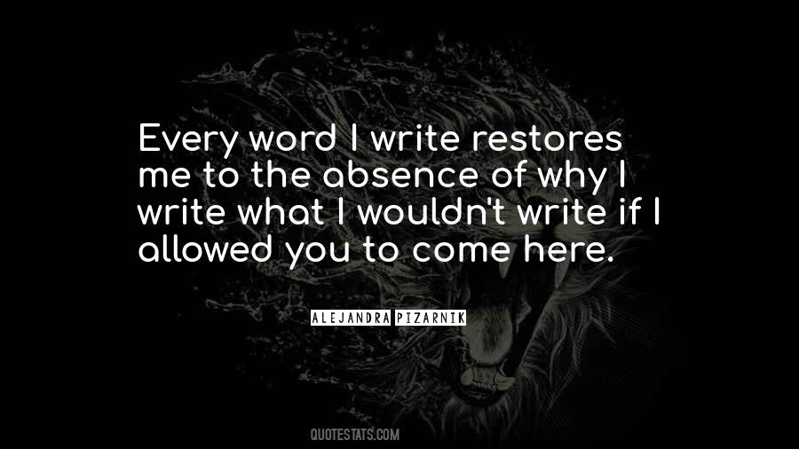 Why I Write Quotes #1124938