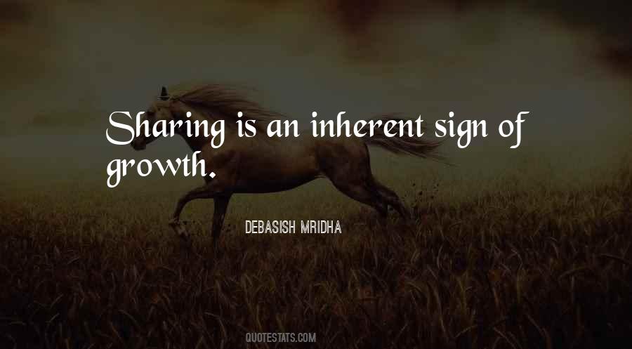 Sharing Growth Quotes #155637