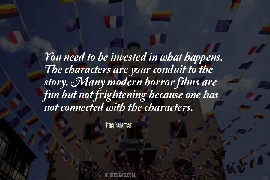Quotes About Horror Films #1311630