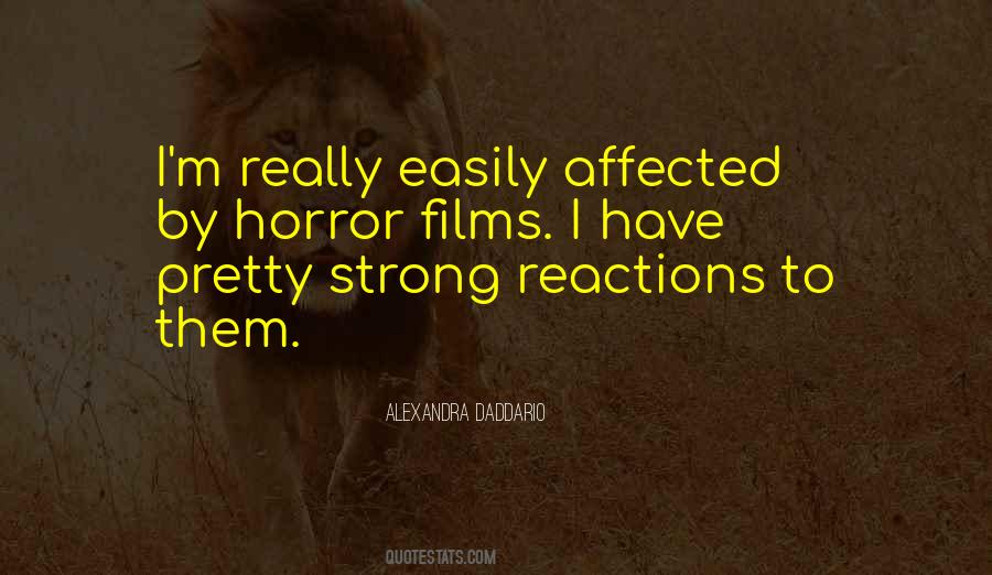 Quotes About Horror Films #1445735