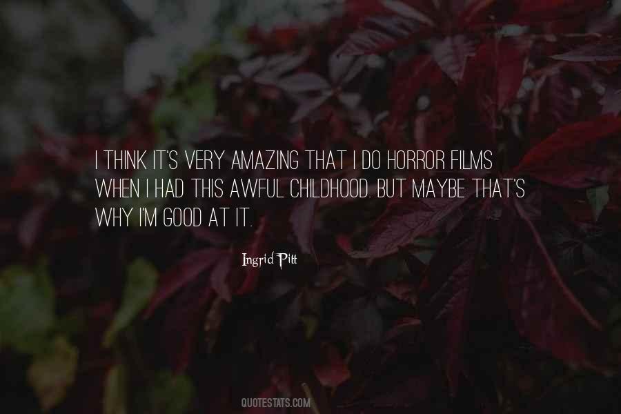 Quotes About Horror Films #1461862