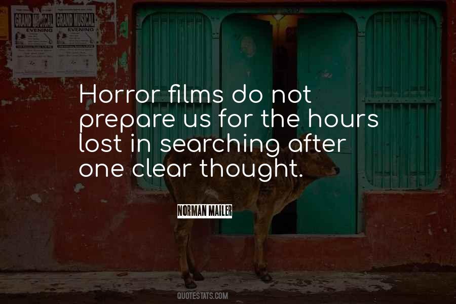 Quotes About Horror Films #1518960