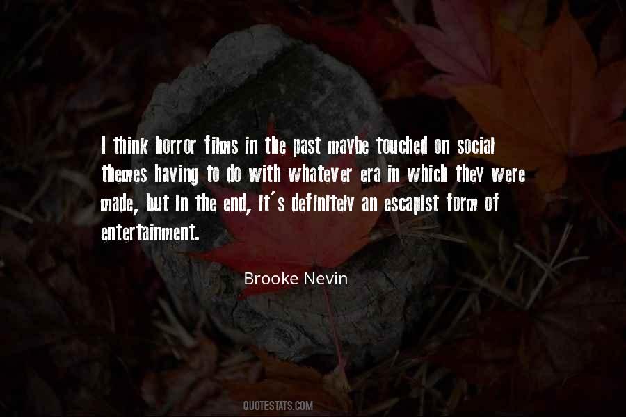 Quotes About Horror Films #348332