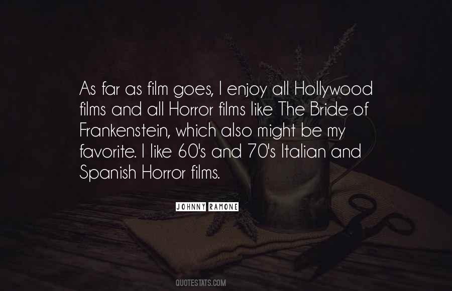 Quotes About Horror Films #658246