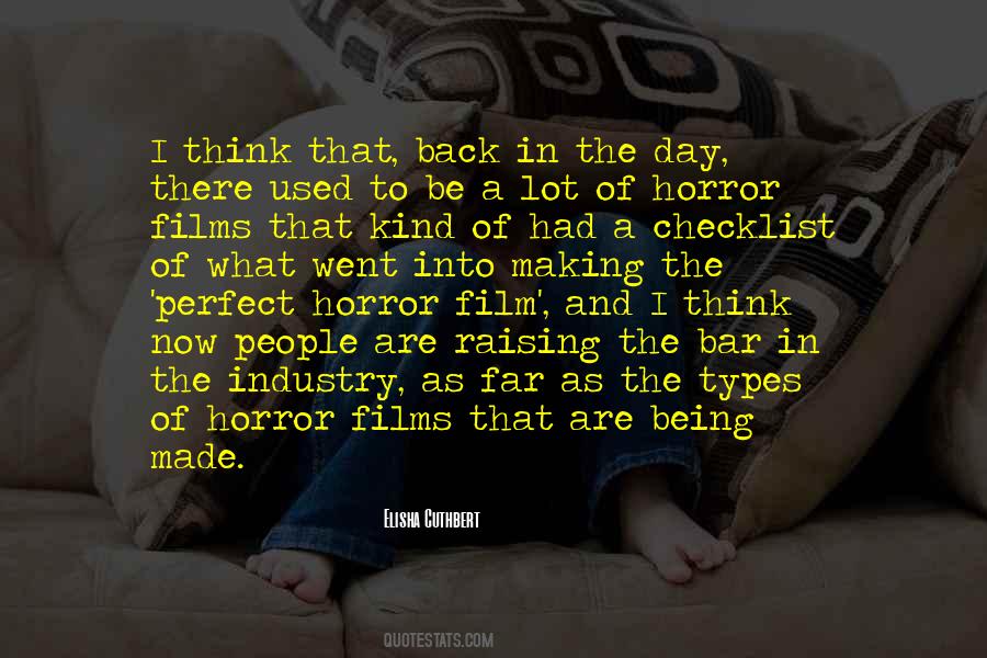 Quotes About Horror Films #891557