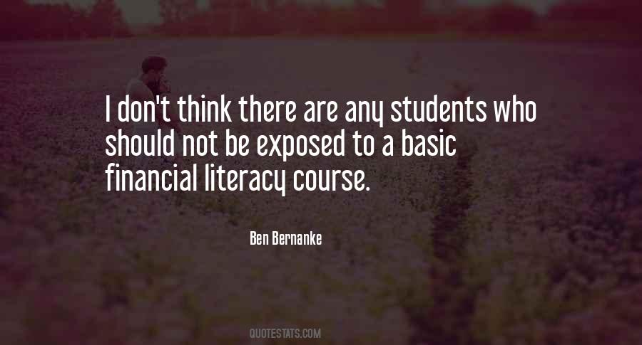 Quotes About Financial Literacy #1320543