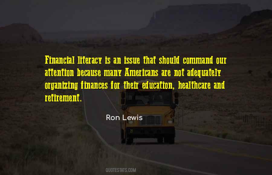 Quotes About Financial Literacy #870406