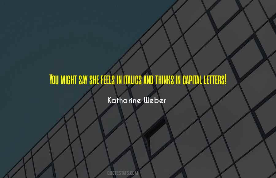 Quotes About Capital Letters #512539