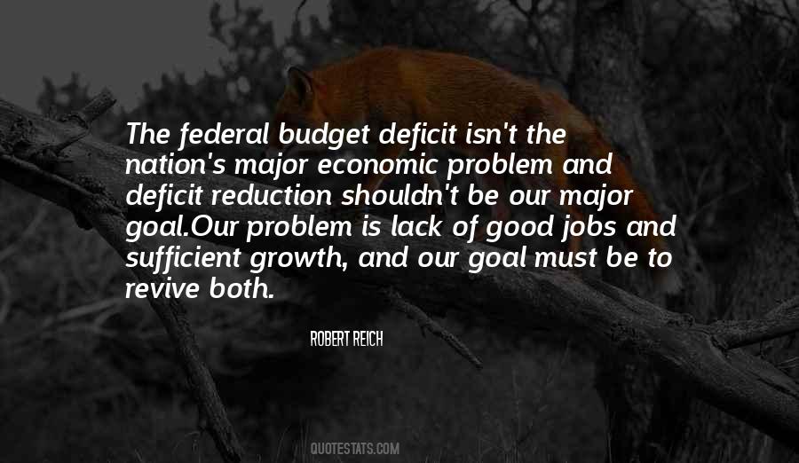 Quotes About Budget Deficit #125004