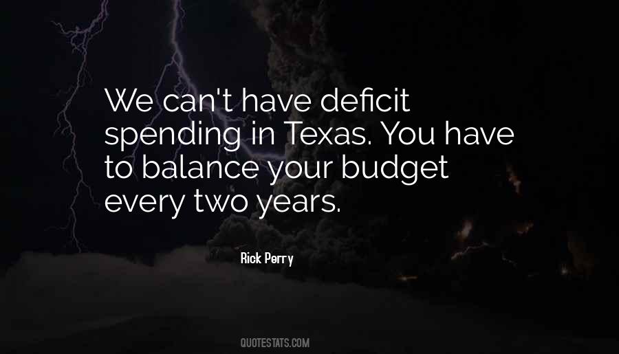 Quotes About Budget Deficit #1538880