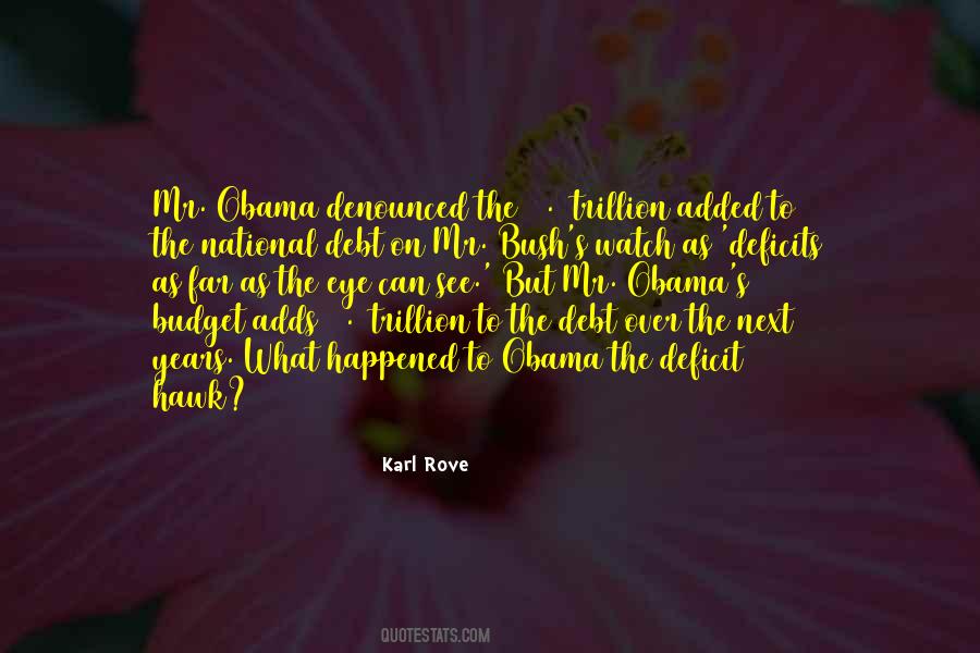 Quotes About Budget Deficit #880345